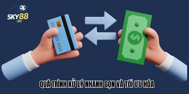 Quá trình xử lý nhanh gọn và tối ưu hóa
