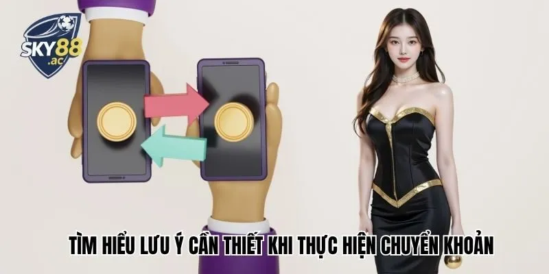 Tìm hiểu lưu ý cần thiết khi thực hiện chuyển khoản